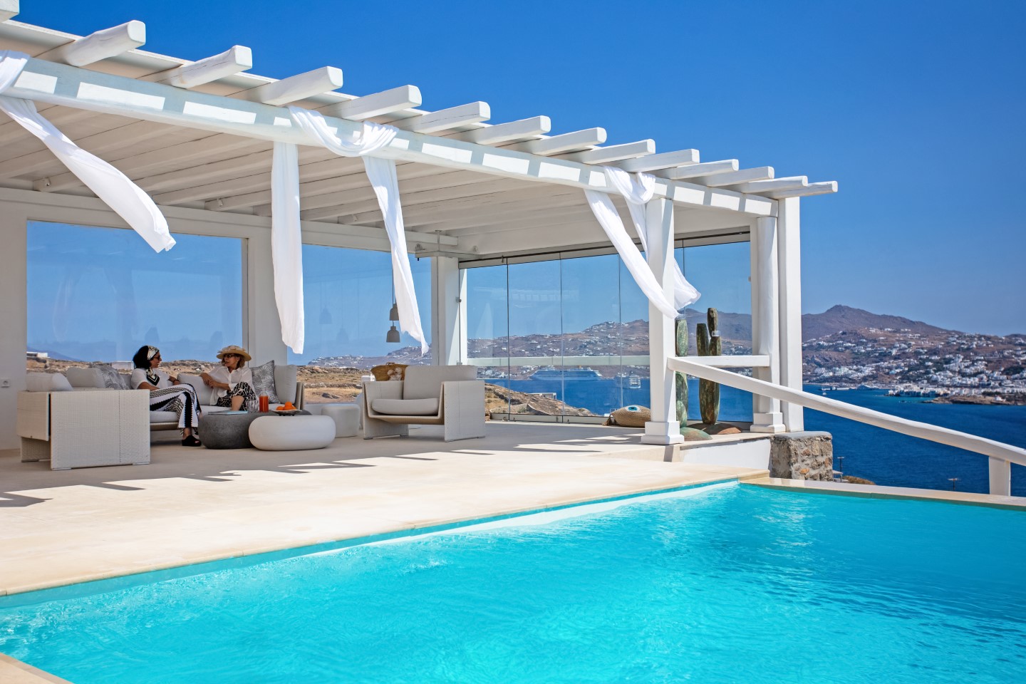 Villa Anemone Mykonos - Luxury Villa for large groups, 2 pools