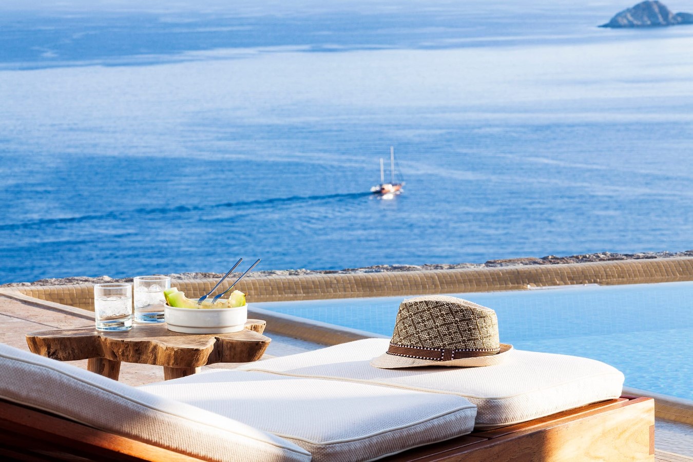 Villa Crystal Mykonos - 3 bedroom villa at Agios Lazaros, Onros