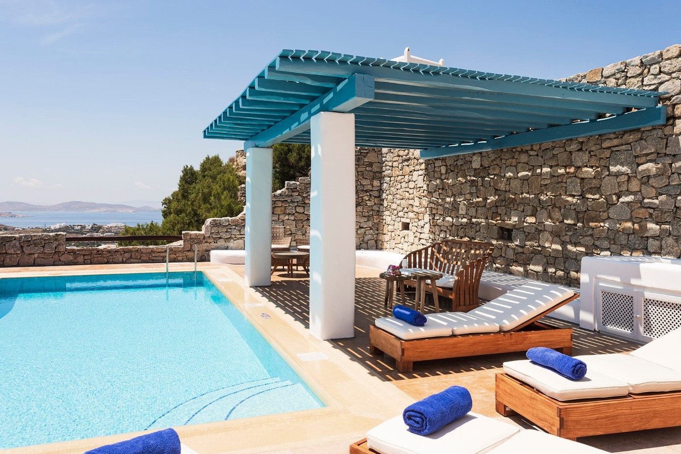 Villa Crystal Mykonos - 3 bedroom villa at Agios Lazaros, Onros