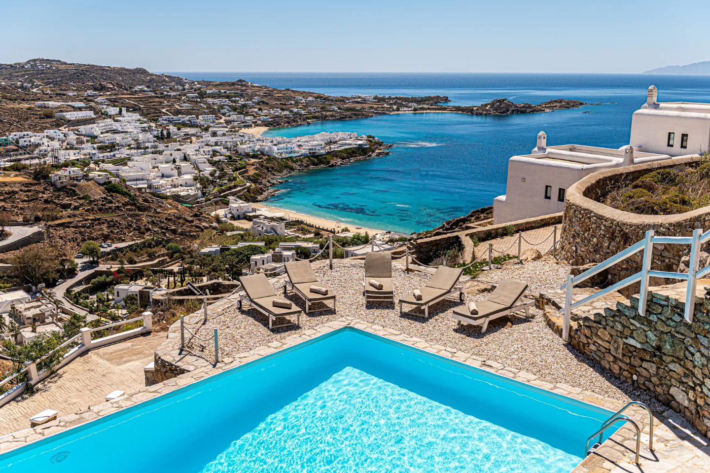 Villa Desire III Mykonos -3 bedroom villa with shared pool, Psarou
