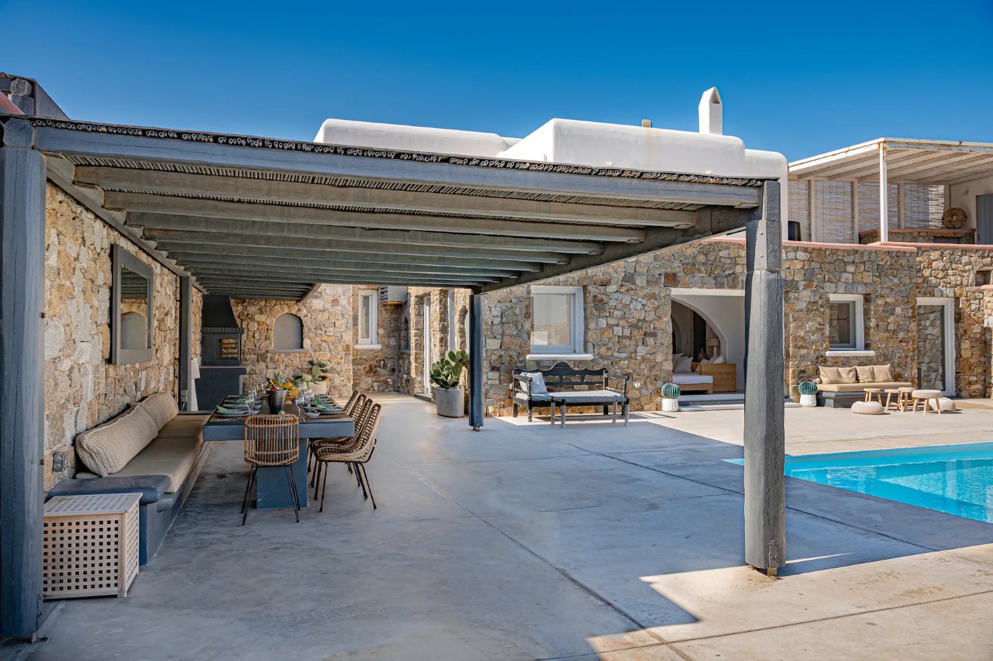 Villa Stone II Mykonos - villa for 8 guest with private pool, Greece