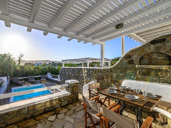 Villa Atlas Mykonos - Perfect budget villa for 8 guests, near Ornos