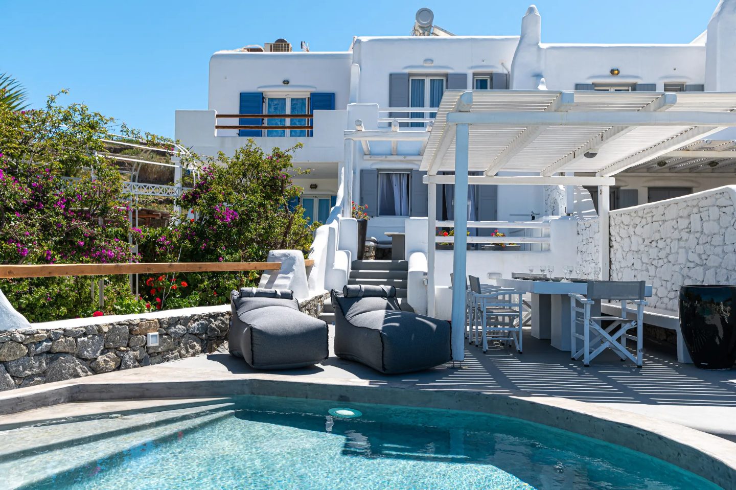 Villa Adonis Mykonos - A cozy villa with private plunge pool, Ornos