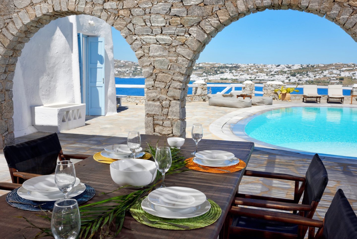 Villa Kanalia Mykonos is a superb 7 bedroom villa with sea view
