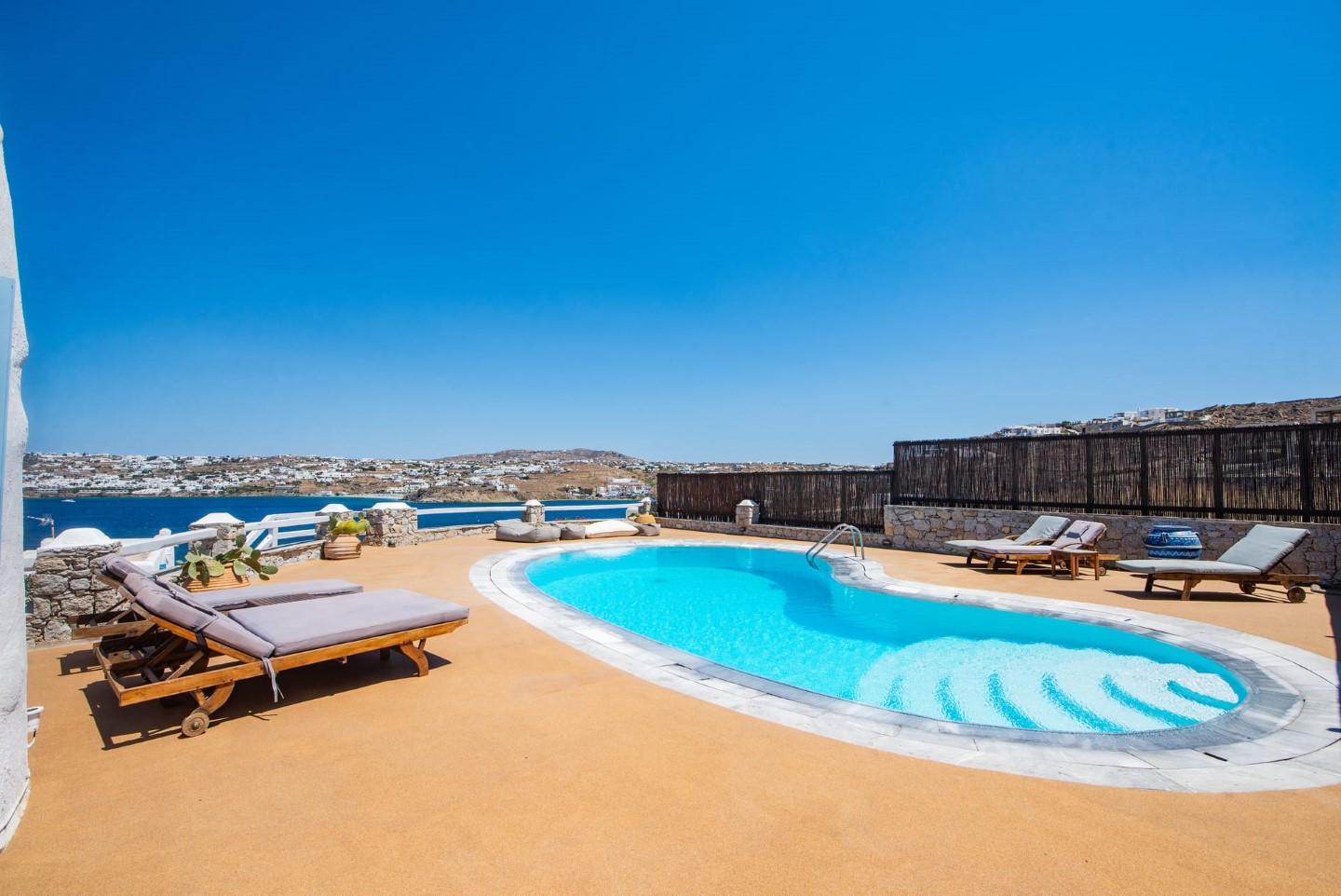 Villa Kanalia Mykonos is a superb 7 bedroom villa with sea view