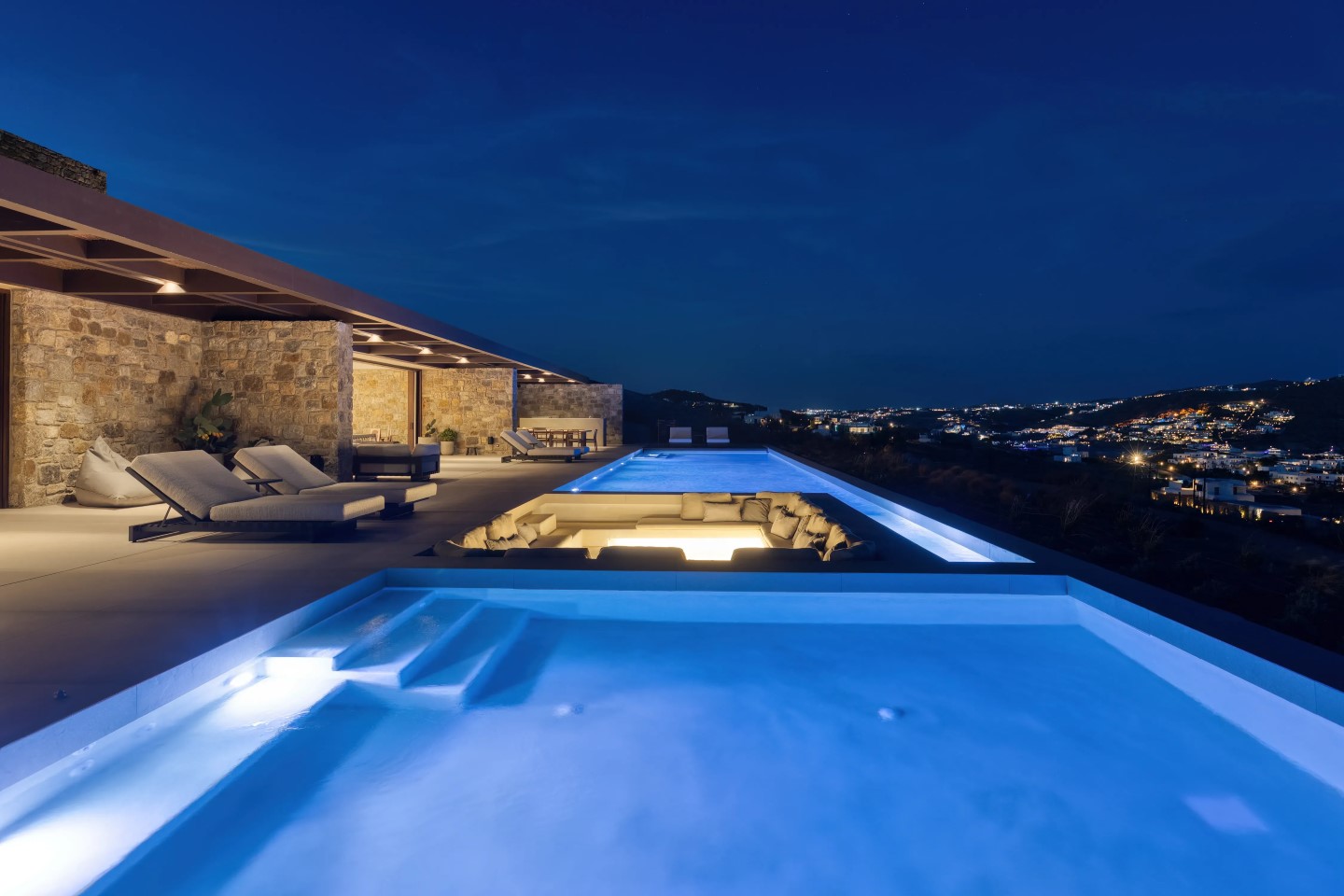 Villa Grand Apollo | Grand Luxury Villa on Mykonos with 2 Pools