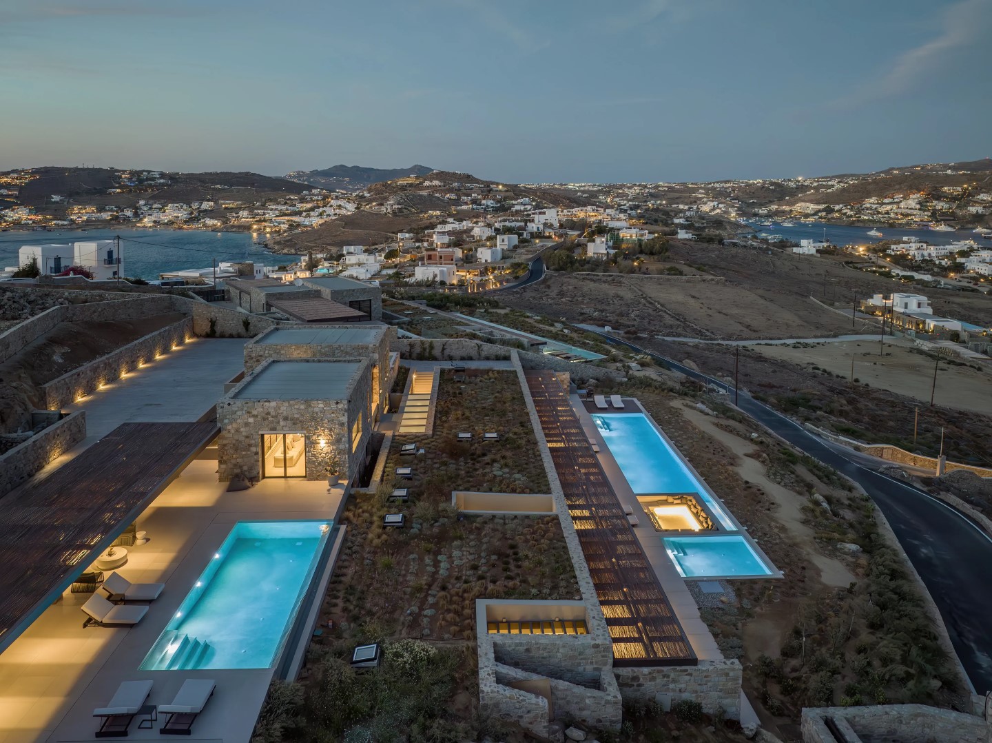 Villa Grand Apollo | Grand Luxury Villa on Mykonos with 2 Pools