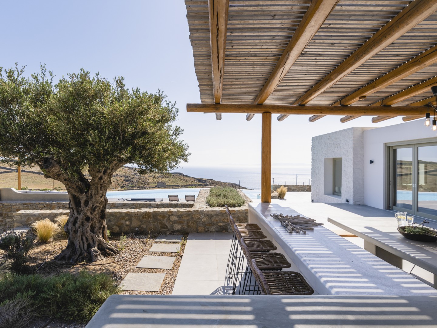 Villa Castle Mykonos | 6-Bed Luxury Villa in Kastro with Infinity Pool